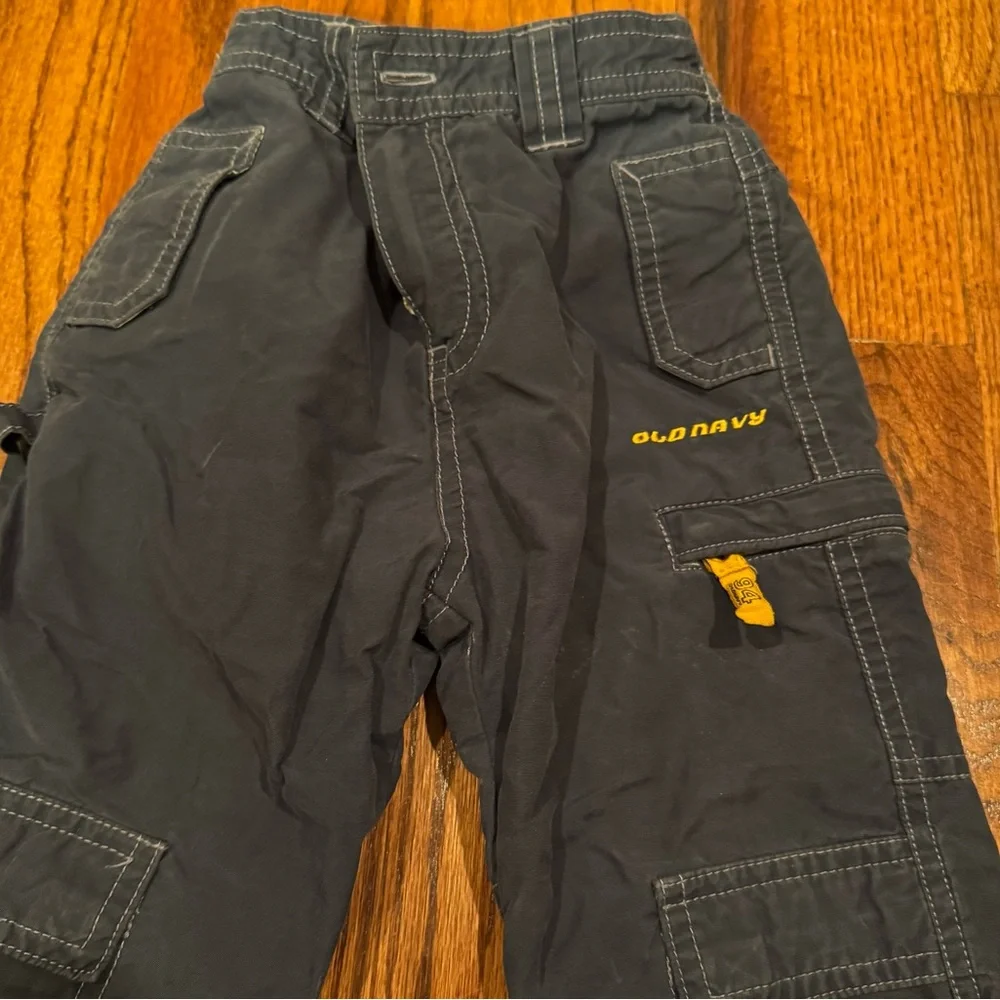 Baby Gap and Old Navy Kids Cargo Pants - Navy and Tan